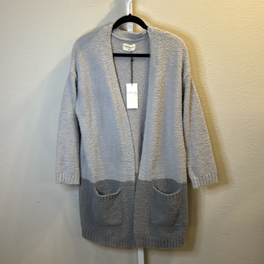 Colorblock Grey Cardigan NWT